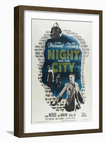 Night And the City, 1950, Directed by Jules Dassin-null-Framed Giclee Print