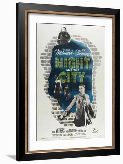 Night And the City, 1950, Directed by Jules Dassin-null-Framed Giclee Print