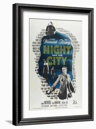 Night And the City, 1950, Directed by Jules Dassin-null-Framed Giclee Print