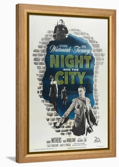 Night And the City, 1950, Directed by Jules Dassin-null-Framed Premier Image Canvas