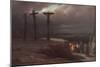 Night At Calvary-Vasili Petrovich Vereshchagin-Mounted Giclee Print