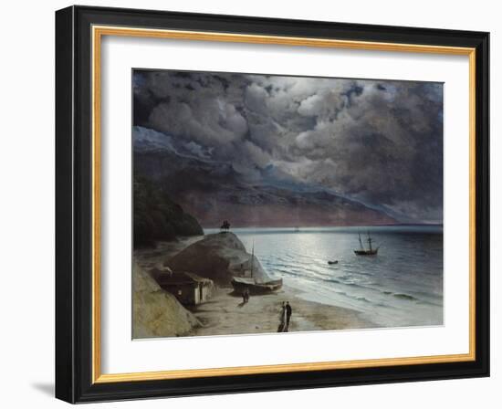 Night at Gurzuf, 1891-Ivan Konstantinovich Aivazovsky-Framed Premium Giclee Print