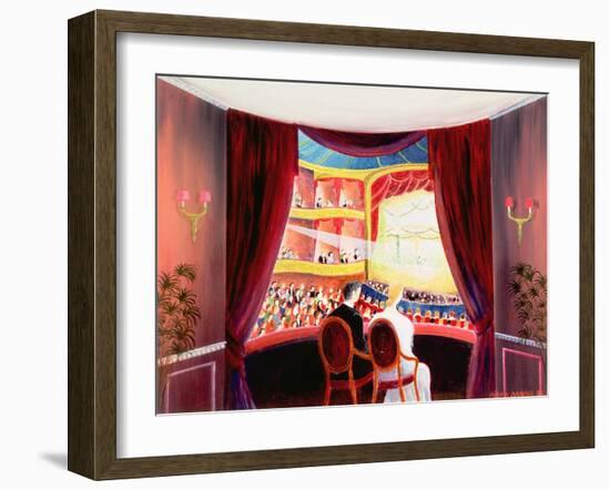 Night at the Ballet, 1984-Mark Baring-Framed Giclee Print