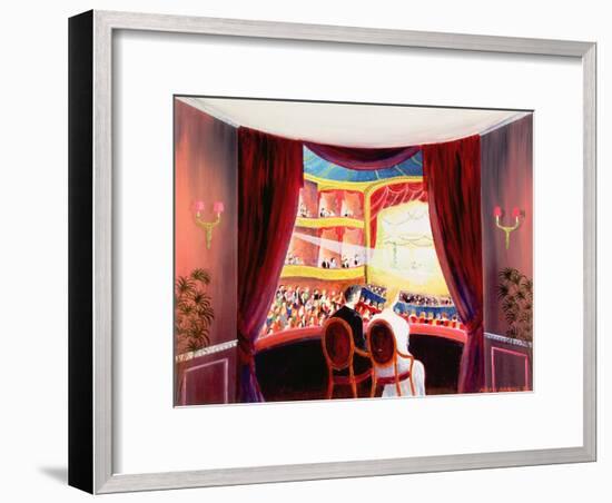 Night at the Ballet, 1984-Mark Baring-Framed Giclee Print