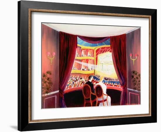 Night at the Ballet, 1984-Mark Baring-Framed Giclee Print