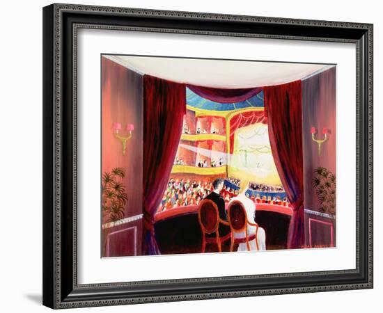 Night at the Ballet, 1984-Mark Baring-Framed Giclee Print