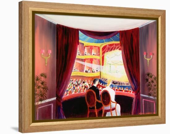 Night at the Ballet, 1984-Mark Baring-Framed Premier Image Canvas