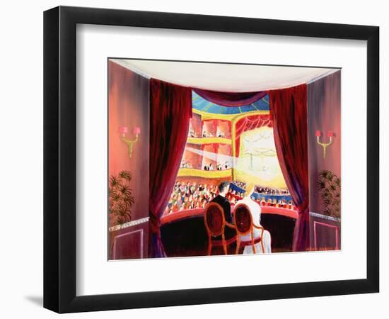 Night at the Ballet, 1984-Mark Baring-Framed Giclee Print