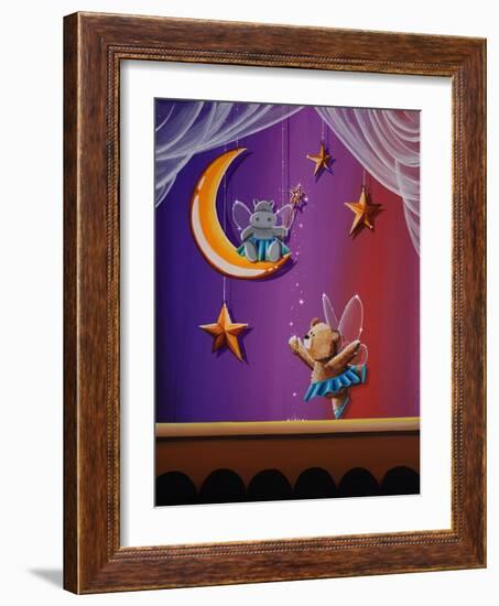 Night At The Ballet-Cindy Thornton-Framed Art Print