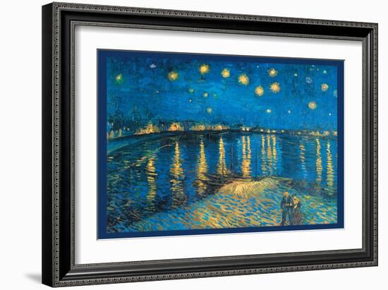 Night at the Rhone-Vincent van Gogh-Framed Art Print