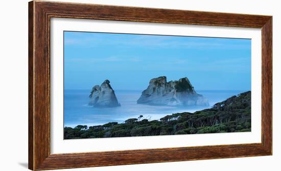 Night at Wharariki Beach on West Coast of South Island, Nelson, South Island, New Zealand, Pacific-John Alexander-Framed Photographic Print