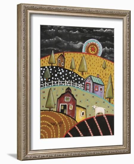 Night Barn 1-Karla Gerard-Framed Giclee Print