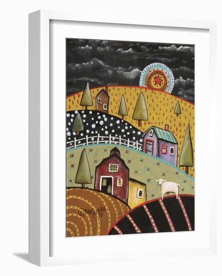 Night Barn 1-Karla Gerard-Framed Giclee Print