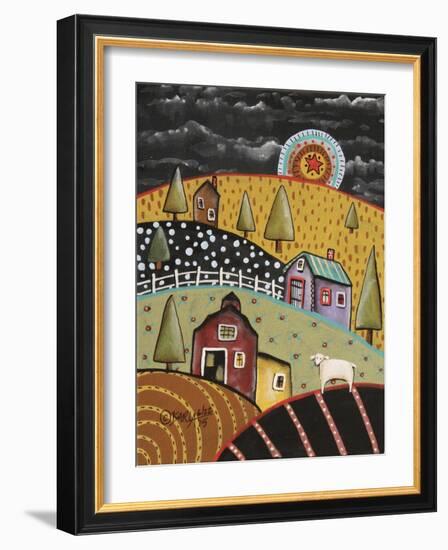 Night Barn 1-Karla Gerard-Framed Giclee Print