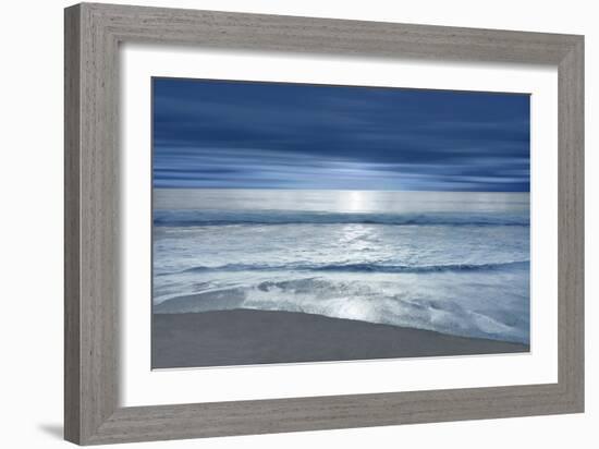 Night Beach, 2024-Alex Hanson-Framed Art Print