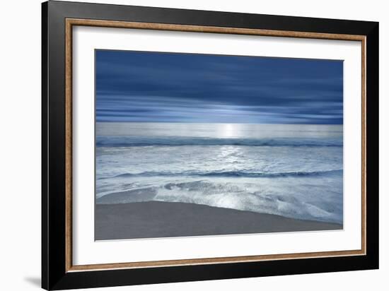 Night Beach, 2024-Alex Hanson-Framed Art Print