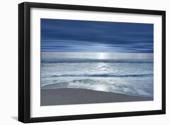 Night Beach, 2024-Alex Hanson-Framed Art Print