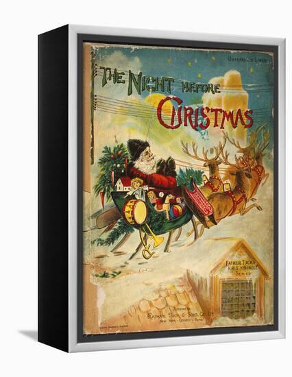 Night Before Christmas-null-Framed Premier Image Canvas