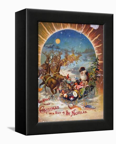 Night Before Christmas-null-Framed Premier Image Canvas