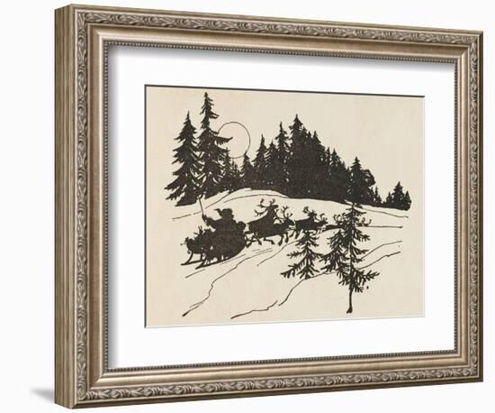 Night before Christmas-Arthur Rackham-Framed Photographic Print