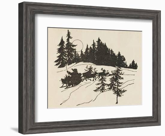 Night before Christmas-Arthur Rackham-Framed Photographic Print