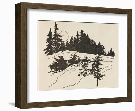 Night before Christmas-Arthur Rackham-Framed Photographic Print