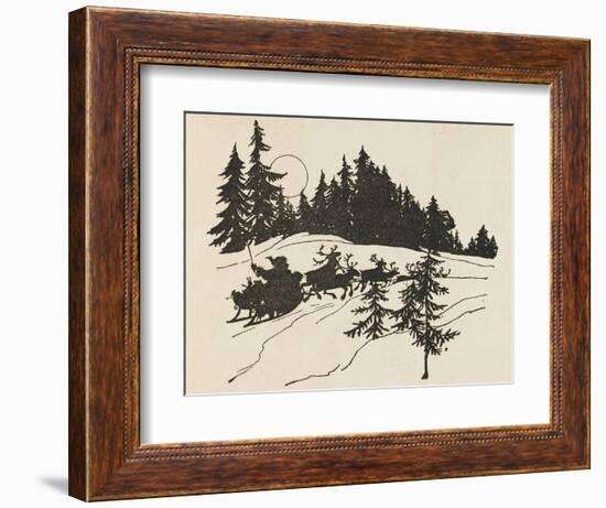 Night before Christmas-Arthur Rackham-Framed Photographic Print