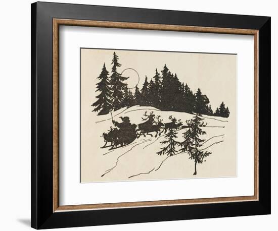 Night before Christmas-Arthur Rackham-Framed Photographic Print