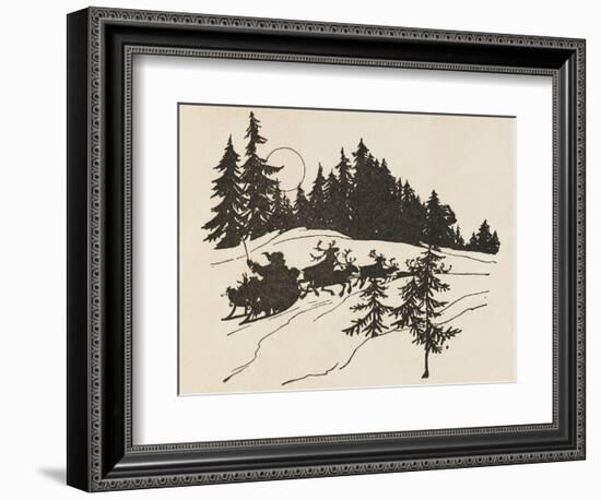 Night before Christmas-Arthur Rackham-Framed Photographic Print