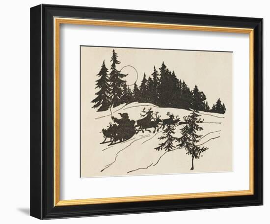 Night before Christmas-Arthur Rackham-Framed Photographic Print