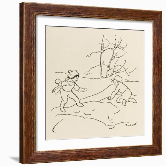 Night before Christmas-Arthur Rackham-Framed Art Print