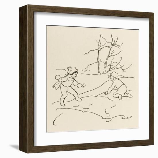 Night before Christmas-Arthur Rackham-Framed Art Print