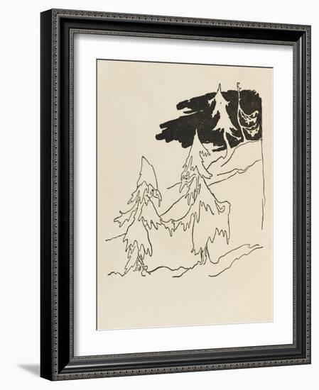 Night before Christmas-Arthur Rackham-Framed Art Print