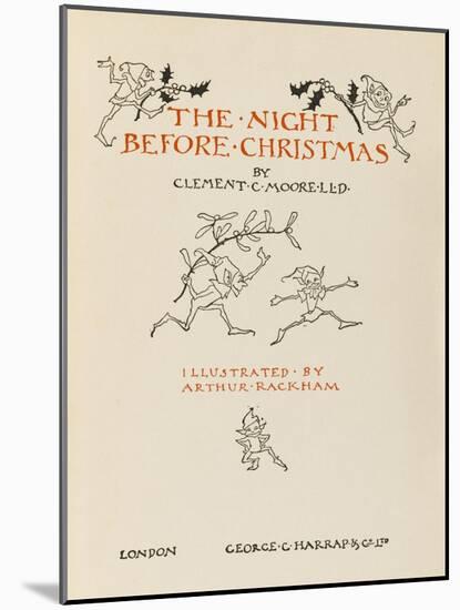 Night before Christmas-null-Mounted Art Print