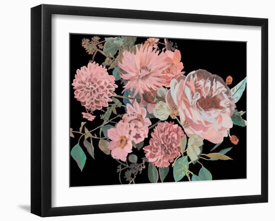 Night Blooming Flowers I-Melissa Wang-Framed Art Print