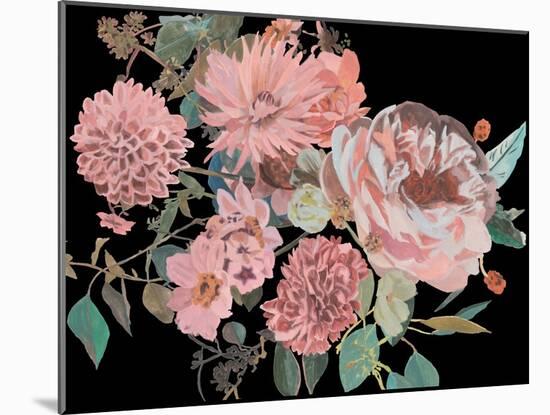 Night Blooming Flowers I-Melissa Wang-Mounted Art Print