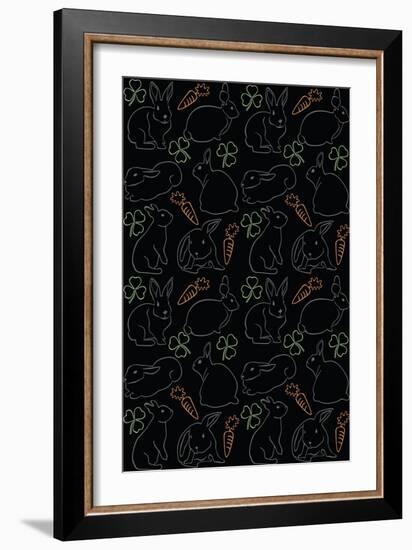 Night Bunnies-Claire Huntley-Framed Giclee Print