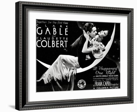 Night Bus, 1934, "It Happened One Night" Directed by Frank Capra-null-Framed Giclee Print