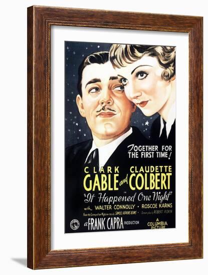 Night Bus, 1934, "It Happened One Night" Directed by Frank Capra-null-Framed Giclee Print