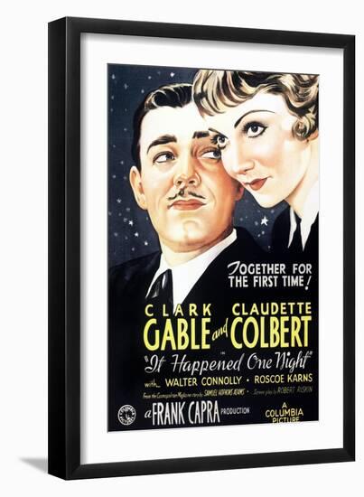 Night Bus, 1934, "It Happened One Night" Directed by Frank Capra-null-Framed Giclee Print