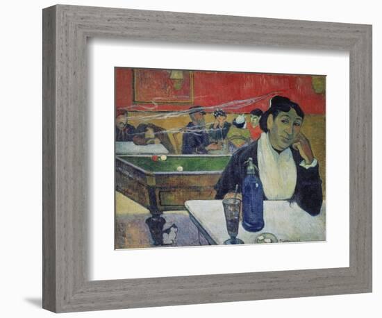 Night Café at Arles (Madame Ginoux)-Paul Gauguin-Framed Giclee Print