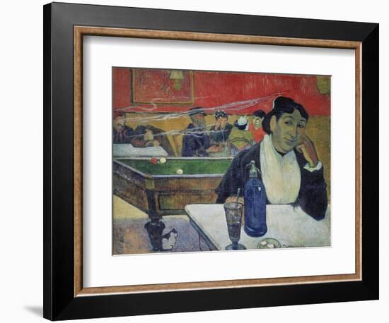 Night Café at Arles (Madame Ginoux)-Paul Gauguin-Framed Giclee Print