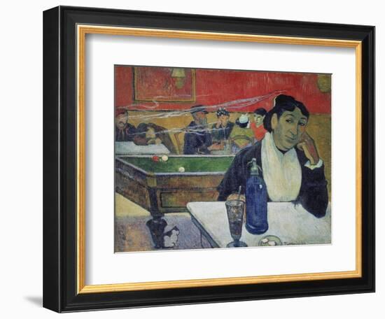 Night Café at Arles (Madame Ginoux)-Paul Gauguin-Framed Giclee Print