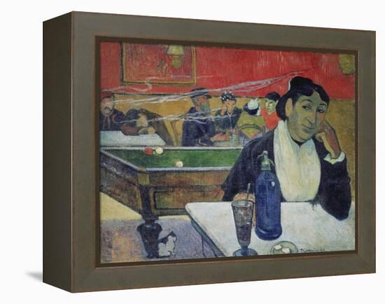 Night Café at Arles (Madame Ginoux)-Paul Gauguin-Framed Premier Image Canvas