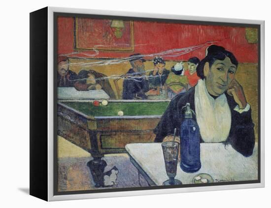 Night Café at Arles (Madame Ginoux)-Paul Gauguin-Framed Premier Image Canvas