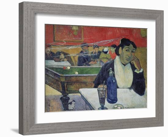 Night Café at Arles (Madame Ginoux)-Paul Gauguin-Framed Giclee Print