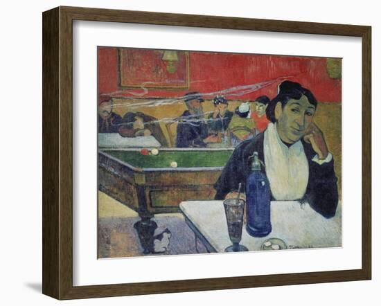 Night Café at Arles (Madame Ginoux)-Paul Gauguin-Framed Giclee Print