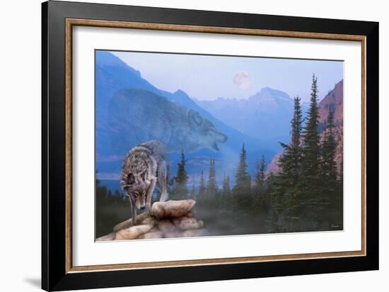 Night Calls-Gordon Semmens-Framed Giclee Print