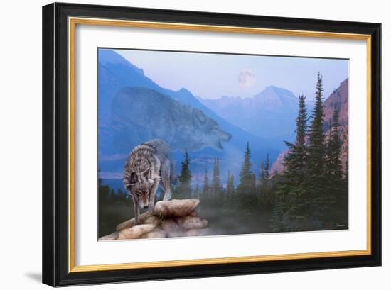 Night Calls-Gordon Semmens-Framed Giclee Print