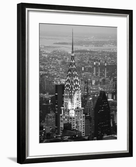 Night Chrysler-Chris Bliss-Framed Photographic Print